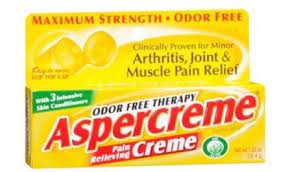Aspercreme Original Creme 1.25oz tube 72/CS
